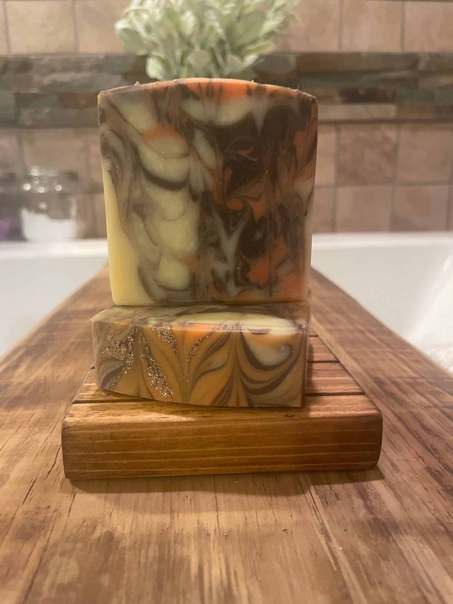 Pumpkin Sandalwood Handmade Soap