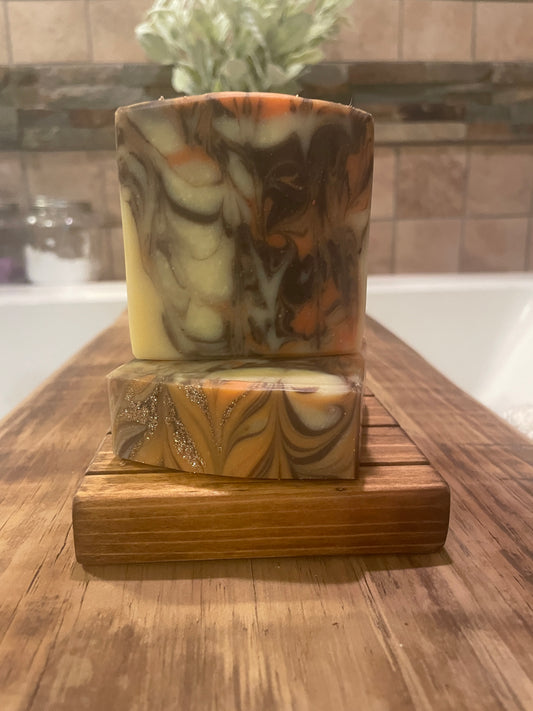 Pumpkin Sandalwood Handmade Soap