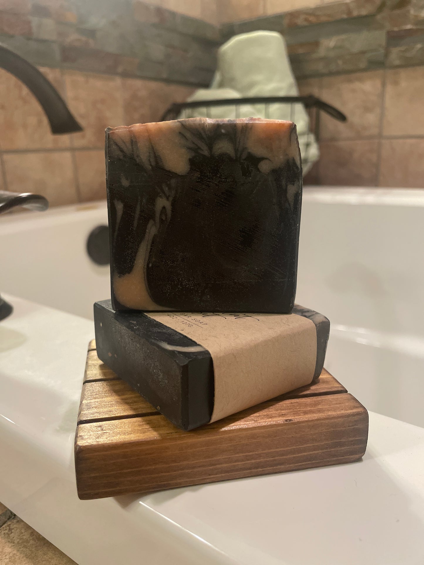 Black Velvet Sunset Handmade Soap