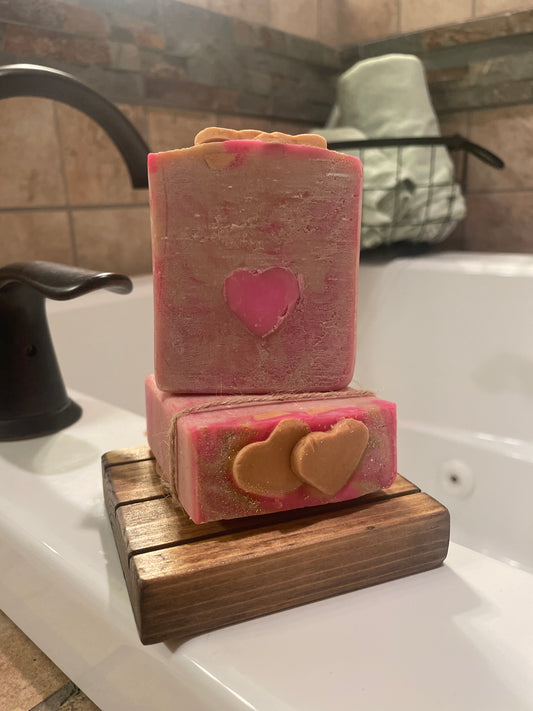 Strawberry Champagne Handmade Soap