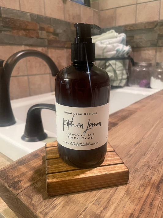 Kitchen Lemon Hand Soap with Almond Oil